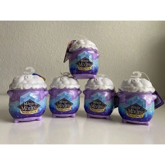 “5” Magic Mixies Mixlings Tap & Reveal Cauldron 2 Mini Surprise Figures Series 1 - Picture 2 of 7